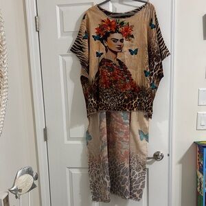 Hi Lo Frida Kayla Multi tunic